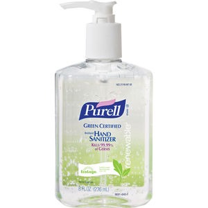 8oz Table Top Pump Bottle PURELL® Advanced Hand Sanitizer Green Certified Gel