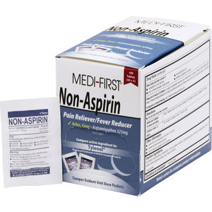 MEDI-FIRST 50x2 Easy Swallow Micro Coated Non-Aspirin Tablet