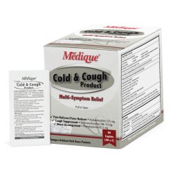 Cold and Cough Relief 325 mg - 10 mg - 5 mg Strength Caplet 80 per Box
