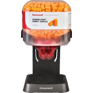 Orange Bullet FirmFit ® 400 PR Black / Clear / Red Wall Pre-Filled Earplug Dispenser