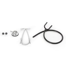 General Exam Stethoscope McKesson Black 1-Tube 22 Inch Tube Double Sided Chestpiece