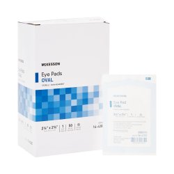 Eye Pad McKesson 2-1/8 X 2-5/8 Inch Sterile 1 per Pack