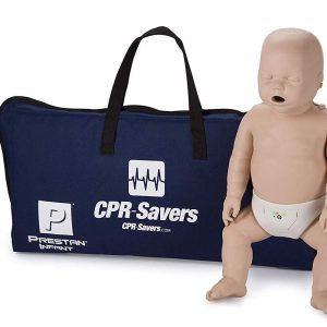 CPR Savers Prestan Professional Infant CPR Training Manikin with 2019 AHA Feedback Monitor, Medium Skin, PP-IM-100M-MS