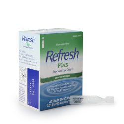 Eye Lubricant Refresh Plus® 0.01 oz. Eye Drops
