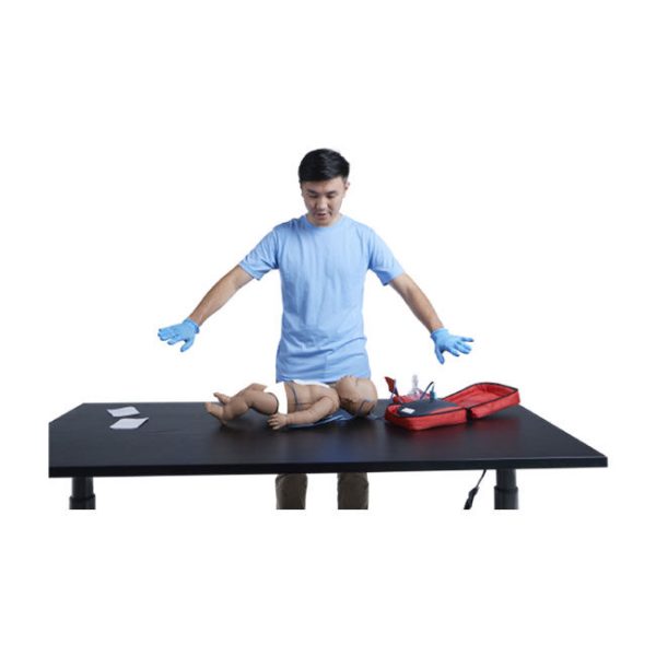 Red Cross AED Trainer with Adult and Child Gel Adhesive Pads - Image 4
