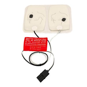 Adult AED Trainer Replacement Electrode Pads with Gel Adhesive Backing (1-Pack)
