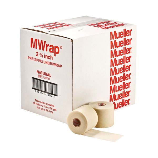 Athletic Underwrap Tape Mueller® MWrap® Natural 2-3/4 Inch X 30 Yard Foam NonSterile - Image 2