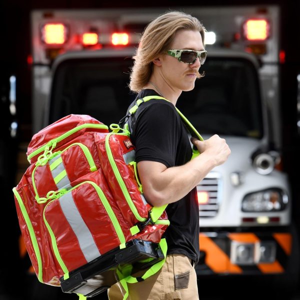 Statpacks New 2023 G3+ Perfusion Red, Hybrid Medic Backpack, Sling Bag, Shoulder Bag, Lightweight BLS ALS Trauma Bag for EMS, Police, Firefighters - Image 4