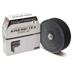 Kinesiology Tape Kinesio® Tex Gold™ FP Black 2 Inch X 34 Yard Cotton NonSterile