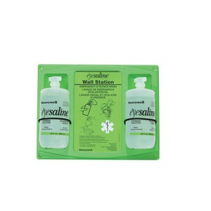 32oz Sterile Double Bottle Eyewash Wall Station