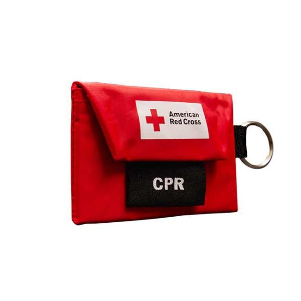 CPR Keychain, Face Shield with 1-Way Valve and 1 Pair Latex Free Nitrile Gloves - Image 2