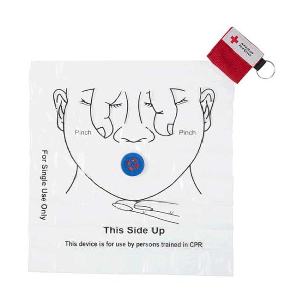 Mini CPR Keychain with Face Shield, 1-Way Valve Breathing Barrier - Image 4