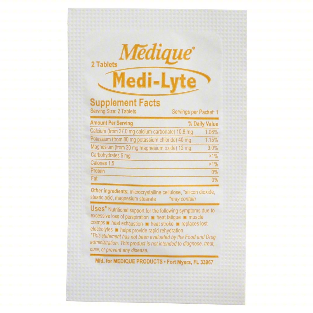 MEDIQUE Electrolyte Replenisher: 250 Individual Doses, Tablet - Image 2