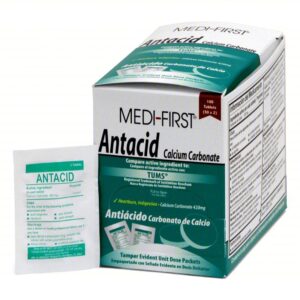 MEDI-FIRST Antacids and Indigestion: Mint, 50 Individual Doses